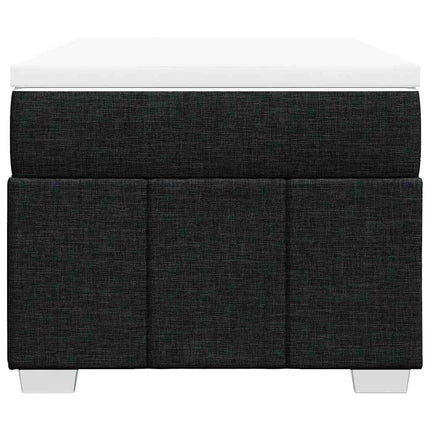 kontinentalseng med madras 100x200 cm stof sort