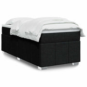 kontinentalseng med madras 100x200 cm stof sort