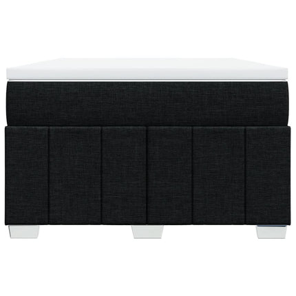 kontinentalseng med madras 120x190 cm stof sort