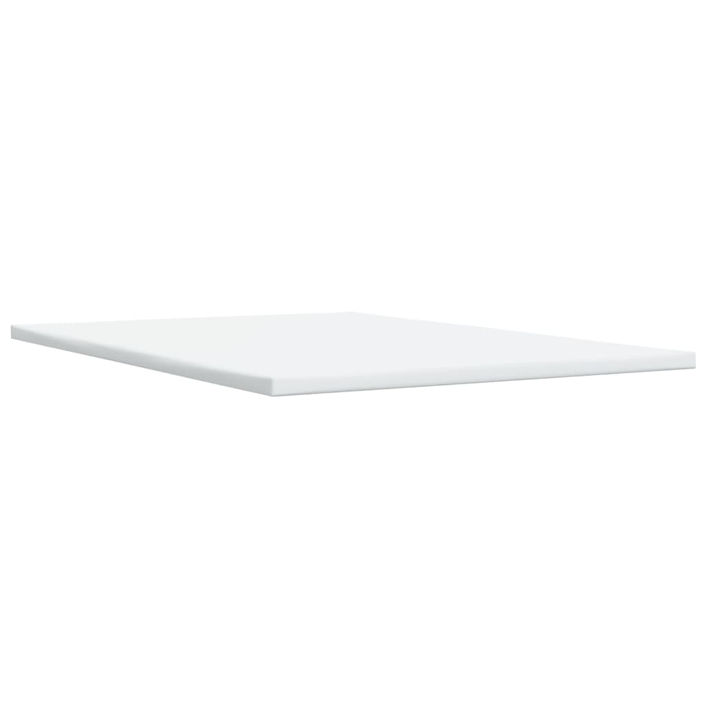 kontinentalseng med madras 160x200 cm stof cremefarvet