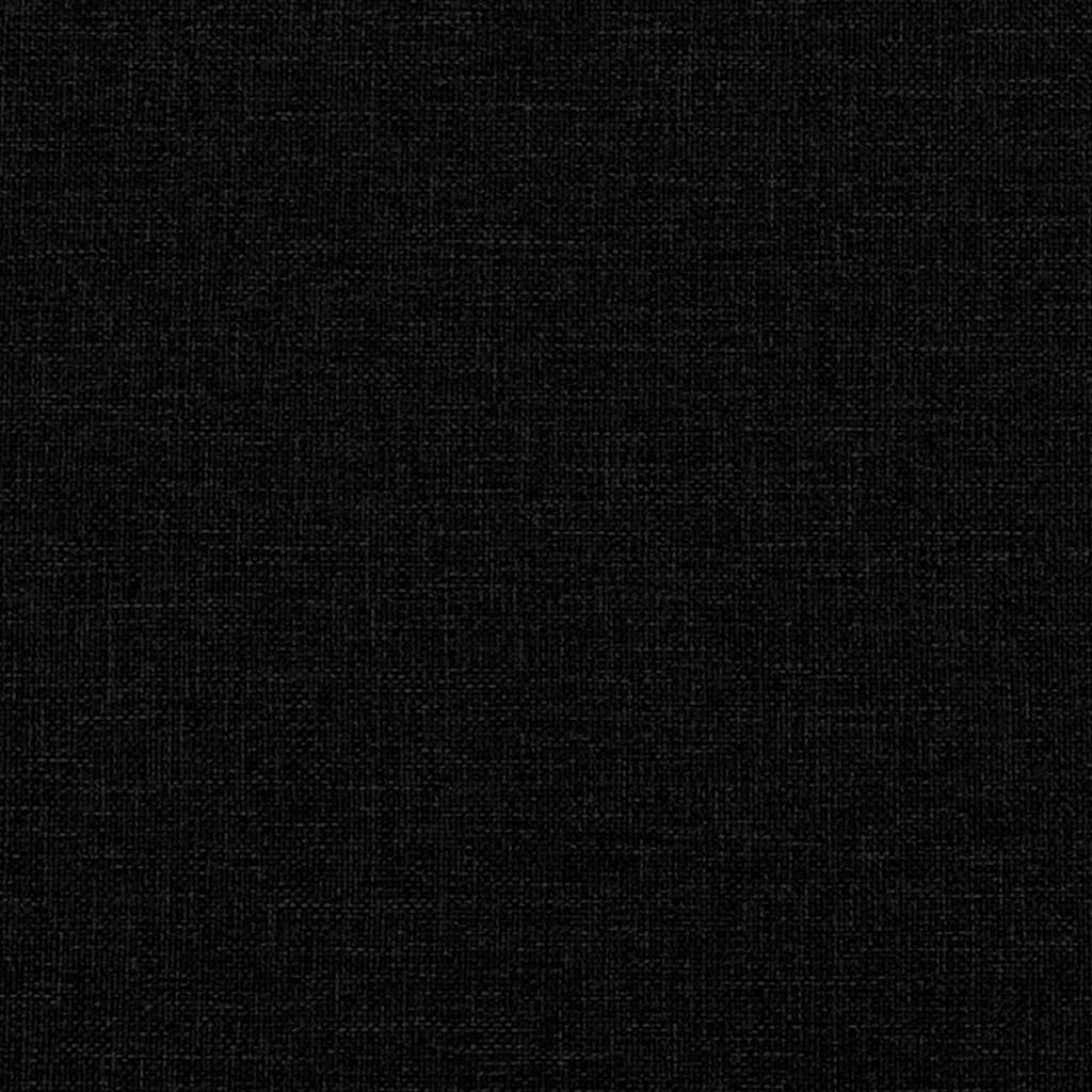 kontinentalseng med madras 120x200 cm stof sort