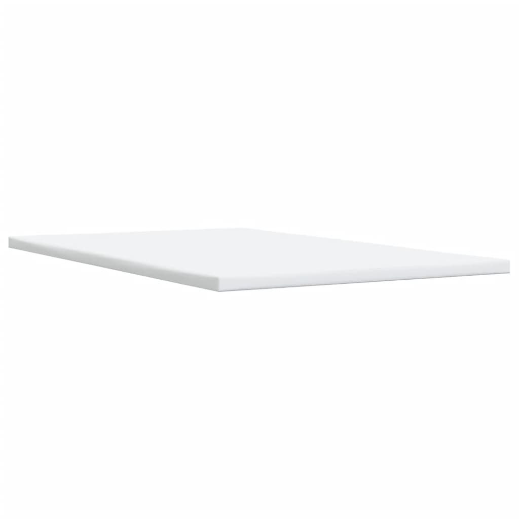 kontinentalseng med madras 120x190 cm stof cremefarvet