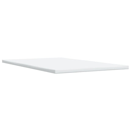 kontinentalseng med madras 120x200 cm stof cremefarvet