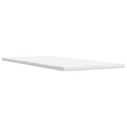 kontinentalseng med madras 90x200 cm stof mørkebrun