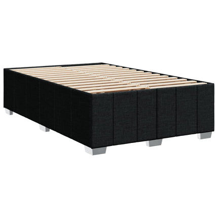 kontinentalseng med madras 120x190 cm stof sort