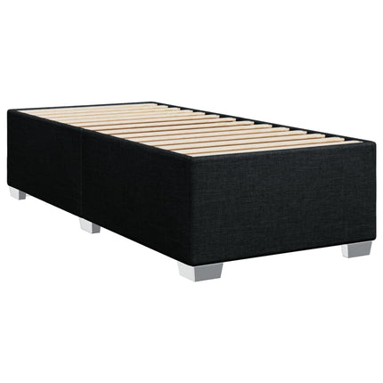 kontinentalseng med madras 80x200 cm stof sort