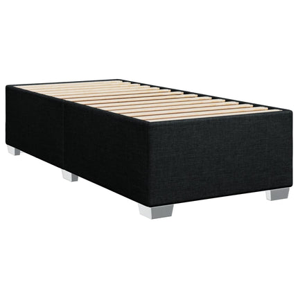 kontinentalseng med madras 90x190 cm stof sort