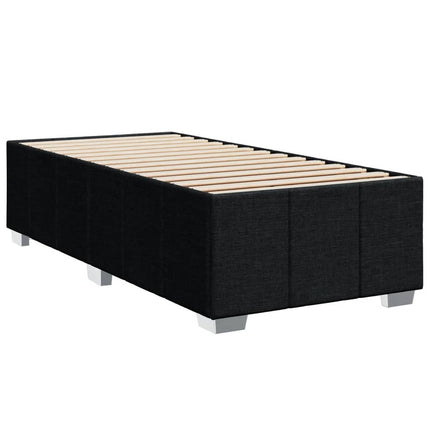 kontinentalseng med madras 90x200 cm stof sort