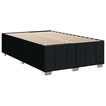 kontinentalseng med madras 120x190 cm stof sort