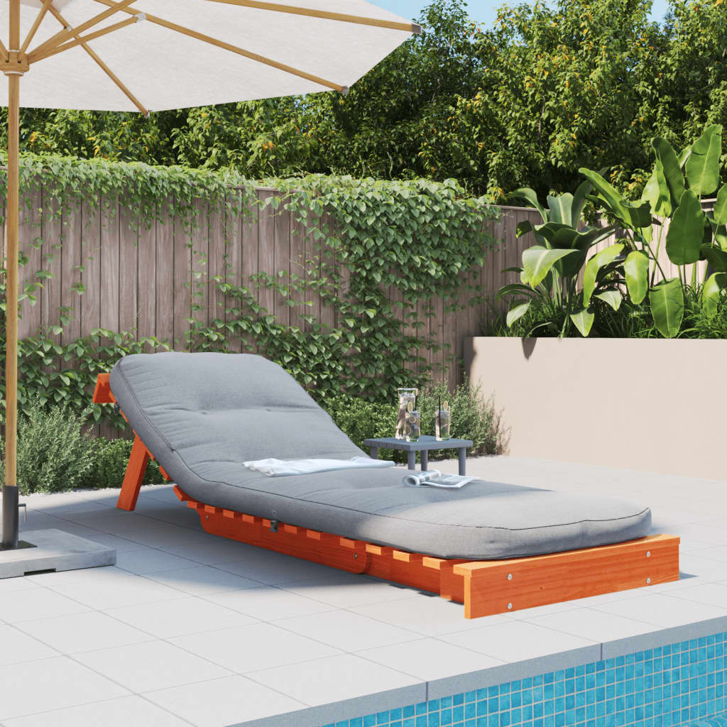 futon med madras 70x206x11 cm massivt fyrretræ gyldenbrun