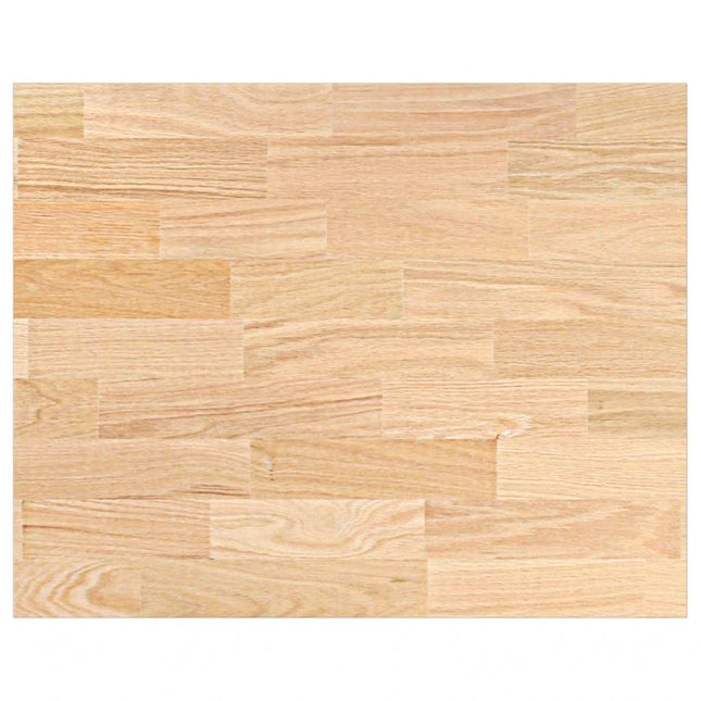 køkkenbordplade 80x63,5x2,7 cm massivt egetræ rektangulær