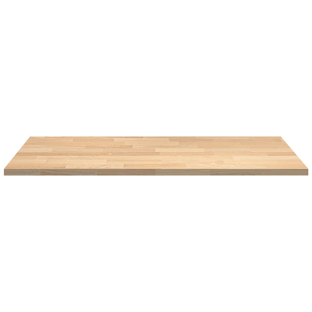 køkkenbordplade 120x63,5x2,7 cm massivt egetræ rektangulær