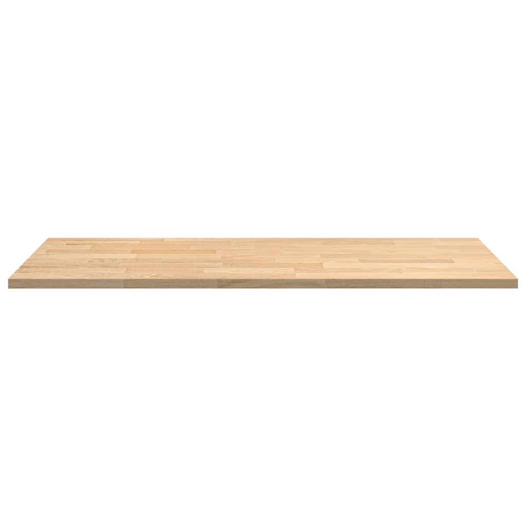 køkkenbordplade 140x63,5x2,7 cm massivt egetræ rektangulær