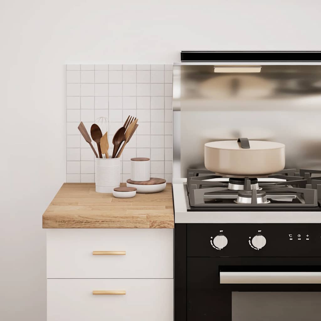 køkkenbordplade 40x63,5x4 cm massivt egetræ rektangulær