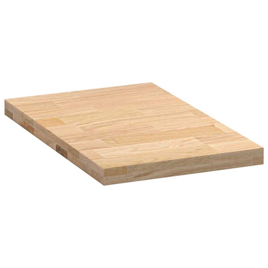 køkkenbordplade 40x63,5x4 cm massivt egetræ rektangulær