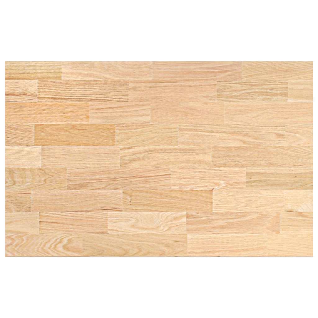 køkkenbordplade 100x63,5x4 cm massivt egetræ rektangulær