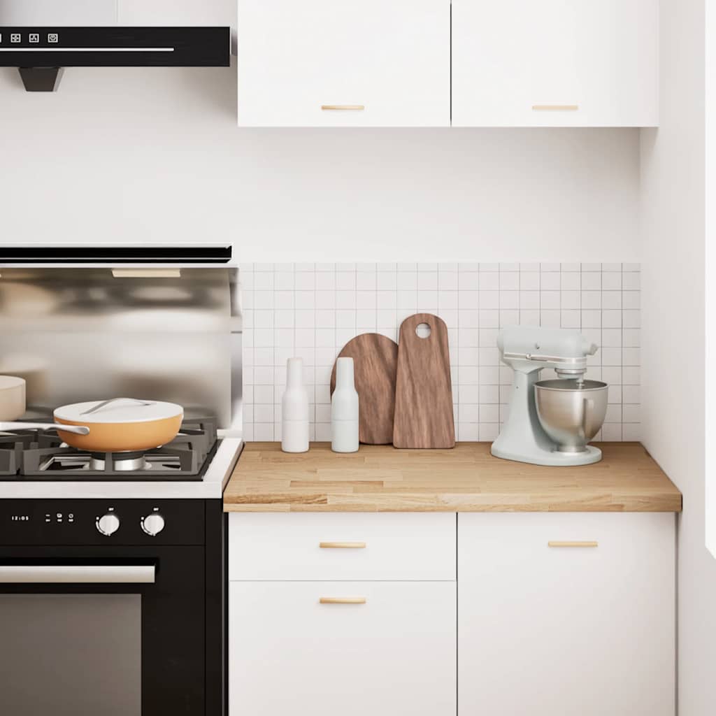 køkkenbordplade 100x63,5x4 cm massivt egetræ rektangulær