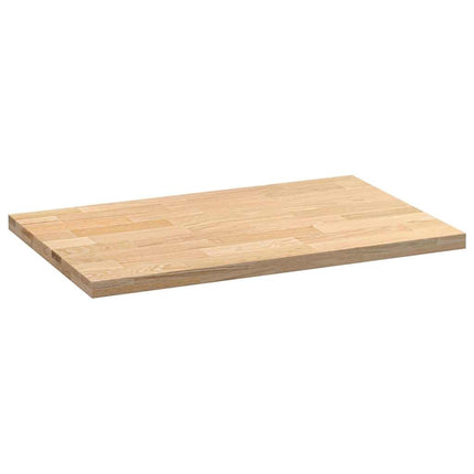 køkkenbordplade 100x63,5x4 cm massivt egetræ rektangulær