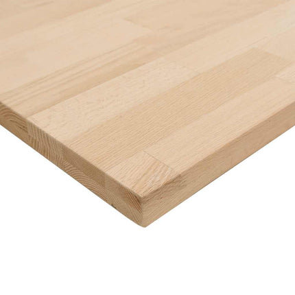 køkkenbordplade 100x63,5x4 cm massivt egetræ rektangulær