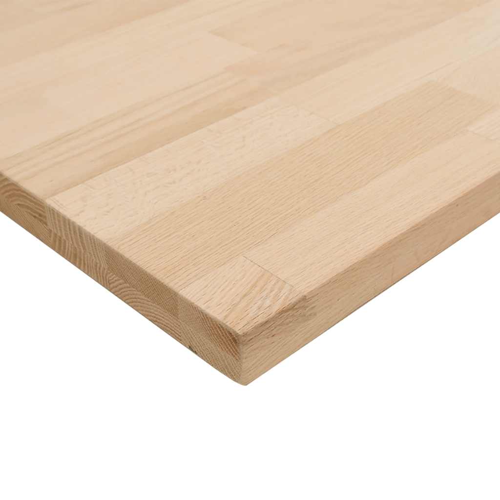 køkkenbordplade 100x63,5x4 cm massivt egetræ rektangulær