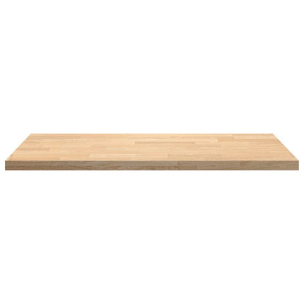 køkkenbordplade 120x63,5x4 cm massivt egetræ rektangulær