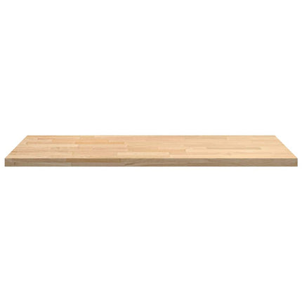 køkkenbordplade 140x63,5x4 cm massivt egetræ rektangulær