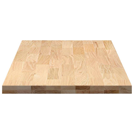 køkkenbordplade 140x63,5x4 cm massivt egetræ rektangulær