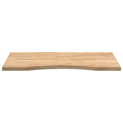 bordplade ubehandlet 80x60x2,5 cm massivt egetræ rektangulær