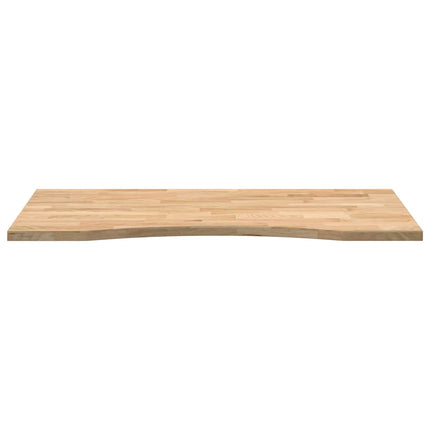 bordplade ubehandlet 100x60x2,5 cm massivt egetræ rektangulær