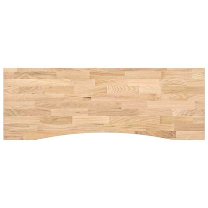 bordplade ubehandlet 140x60x2,5 cm massivt egetræ rektangulær