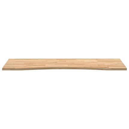 bordplade ubehandlet 140x60x2,5 cm massivt egetræ rektangulær
