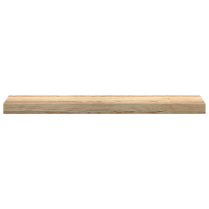 vindueskarme 2 stk ubehandlet 80x15x2 cm massivt egetræ