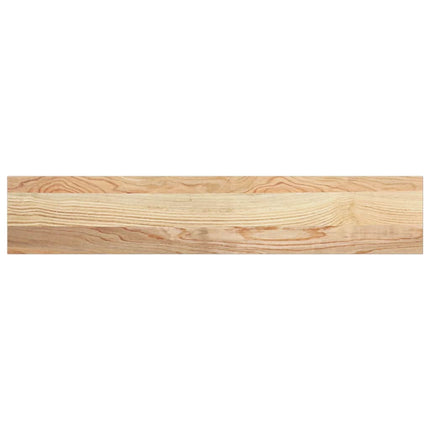vindueskarme 2 stk ubehandlet 80x15x2 cm massivt egetræ