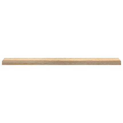 vindueskarme 2 stk ubehandlet 120x15x2 cm massivt egetræ
