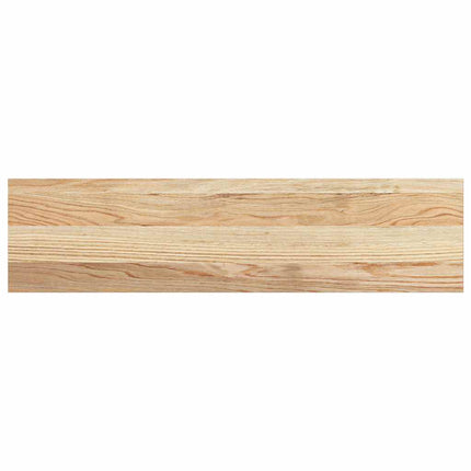 vindueskarme 2 stk ubehandlet 80x20x2 cm massivt egetræ
