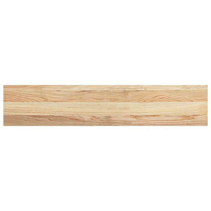 vindueskarme 2 stk ubehandlet 100x20x2 cm massivt egetræ