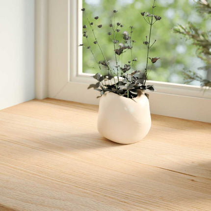 vindueskarme 2 stk ubehandlet 120x20x2 cm massivt egetræ