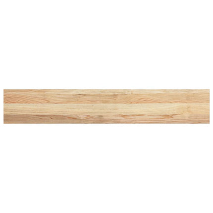 vindueskarme 2 stk ubehandlet 120x20x2 cm massivt egetræ