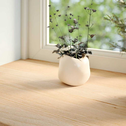 vindueskarme 2 stk ubehandlet 160x20x2 cm massivt egetræ