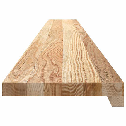 vindueskarme 2 stk ubehandlet 160x20x2 cm massivt egetræ