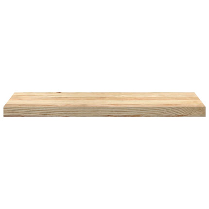vindueskarme 2 stk ubehandlet 80x30x2 cm massivt egetræ