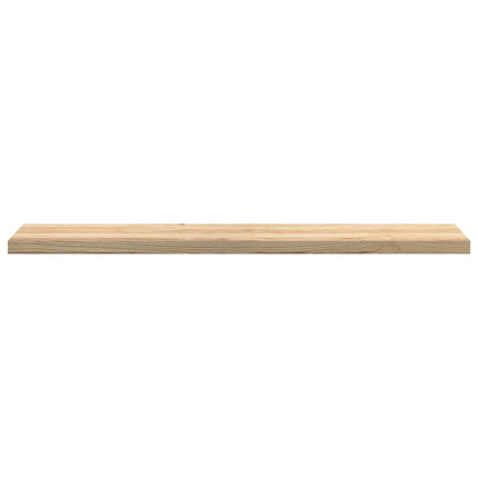 vindueskarme 2 stk ubehandlet 140x30x2 cm massivt egetræ