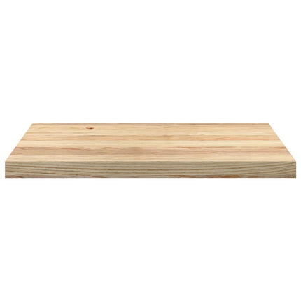 vindueskarme 2 stk ubehandlet 70x40x2 cm massivt egetræ