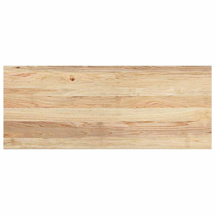 vindueskarme 2 stk ubehandlet 100x40x2 cm massivt egetræ