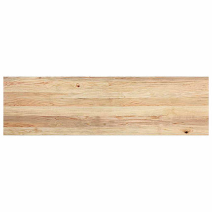 vindueskarme 2 stk ubehandlet 140x40x2 cm massivt egetræ