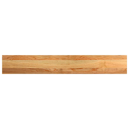 vindueskarme 2 stk lysebrun 100x15x2 cm massivt egetræ