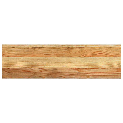 vindueskarme 2 stk lysebrun 70x20x2 cm massivt egetræ