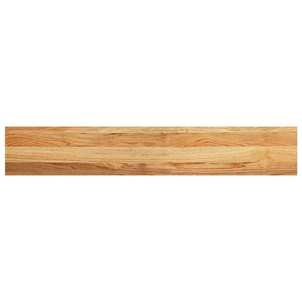 vindueskarme 2 stk lysebrun 120x20x2 cm massivt egetræ