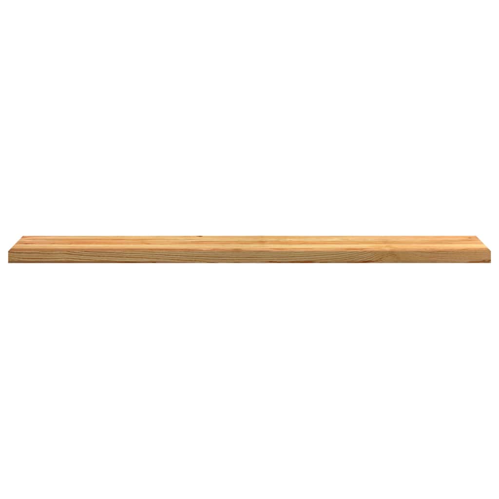 vindueskarme 2 stk lysebrun 160x30x2 cm massivt egetræ