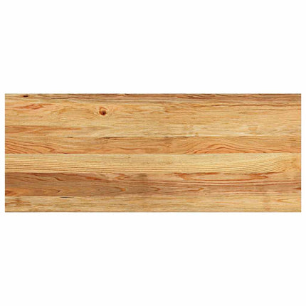 vindueskarme 2 stk lysebrun 100x40x2 cm massivt egetræ